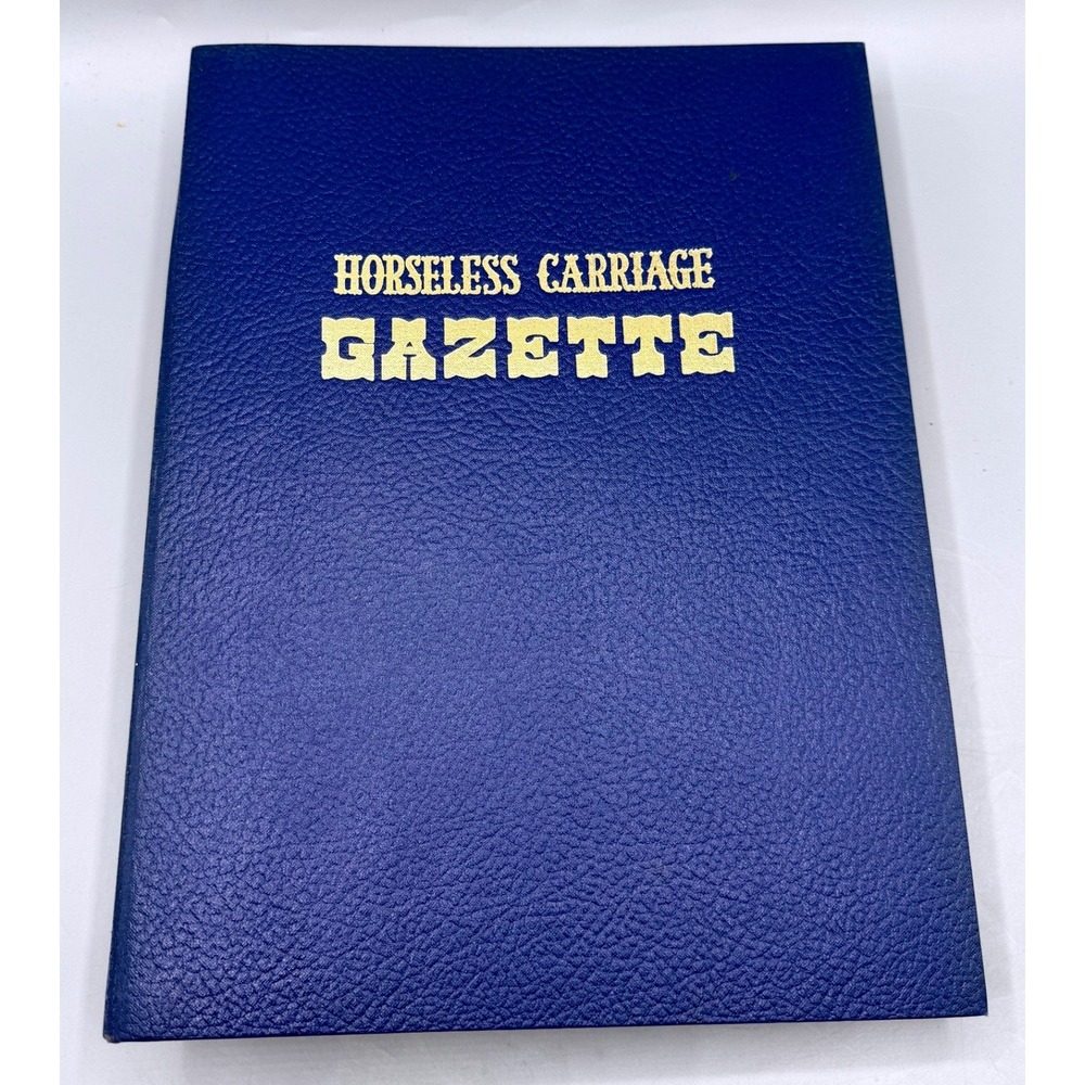Horseless Carriage Gazette Magazine 1960-1961 10 Issues Blue Binder Vtg Auto-F